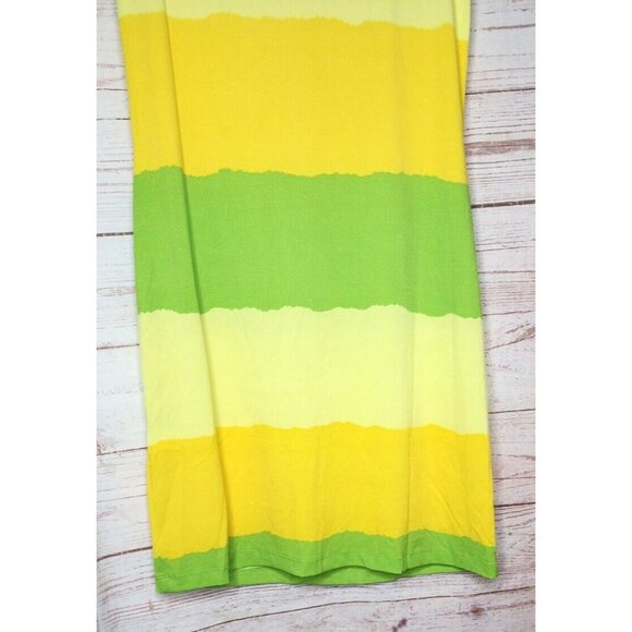 Rare Club Style Yellow Polyester Spandex Fitted Nightgown/Leisure Dress Size 8 - Picture 14 of 15